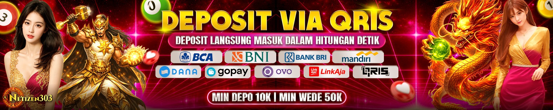 Deposit Via Qris Netizen303